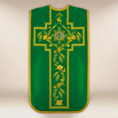 Embroidered Roman chasuble "Dominium"
