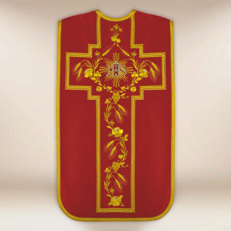 Embroidered Roman chasuble "Dominium"