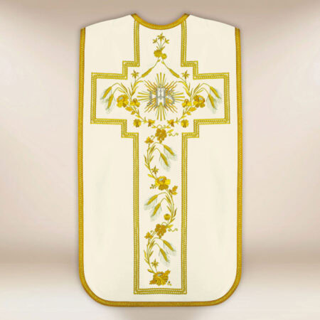Embroidered Roman chasuble "Dominium"