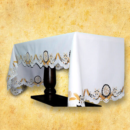 Embroidered altar cloth 504x111cm