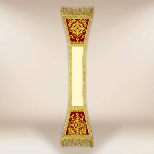 Embroidered maniple "Brillante-Vino"