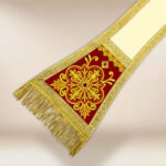 Embroidered maniple "Brillante-Vino"