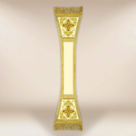 Embroidered maniple "Brillante-Bianco"