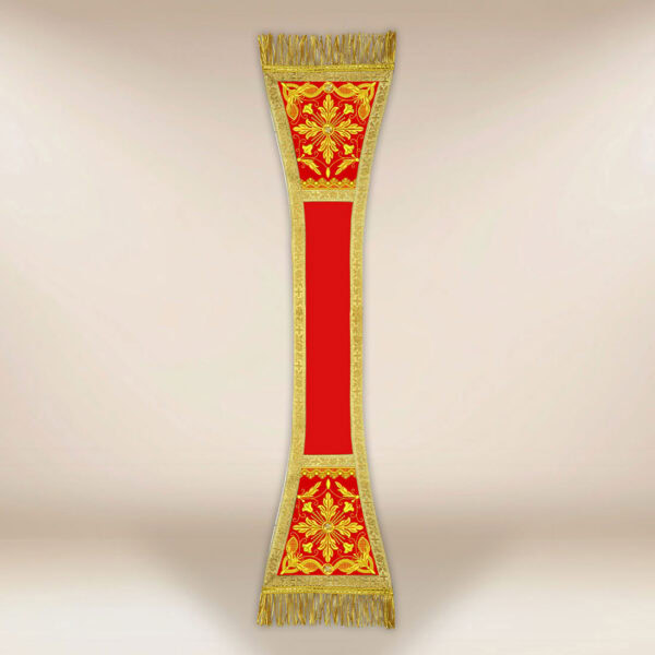 Embroidered maniple "Brillante-Rosso"