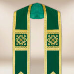 Stuła haftowana rzymska “Brillante-Verde”