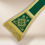 Embroidered "Brillante-Verde" maniple