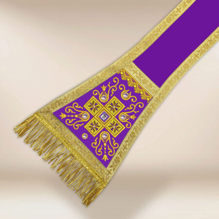 Embroidered maniple "Brillante-Viola"