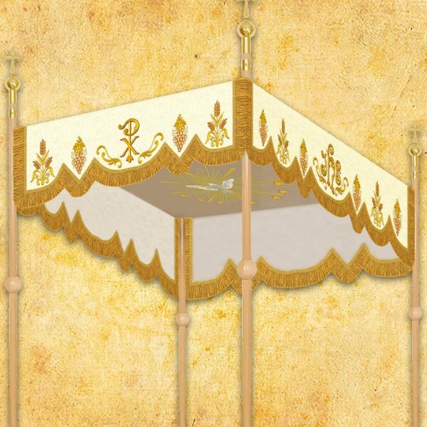 Embroidered processional canopy