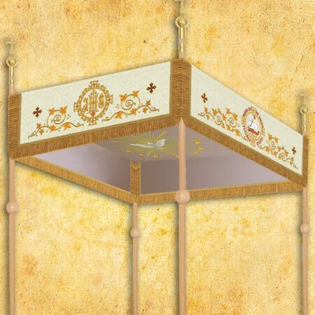 Embroidered processional canopy