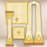 Embroidered Roman chasuble "Our Lady of Fatima"