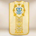 Embroidered Roman chasuble "Our Lady of Fatima"