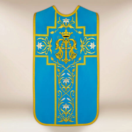 Roman embroidered chasuble "Mary"