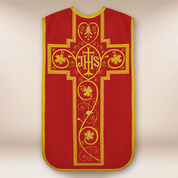 Roman embroidered chasuble "Agape"