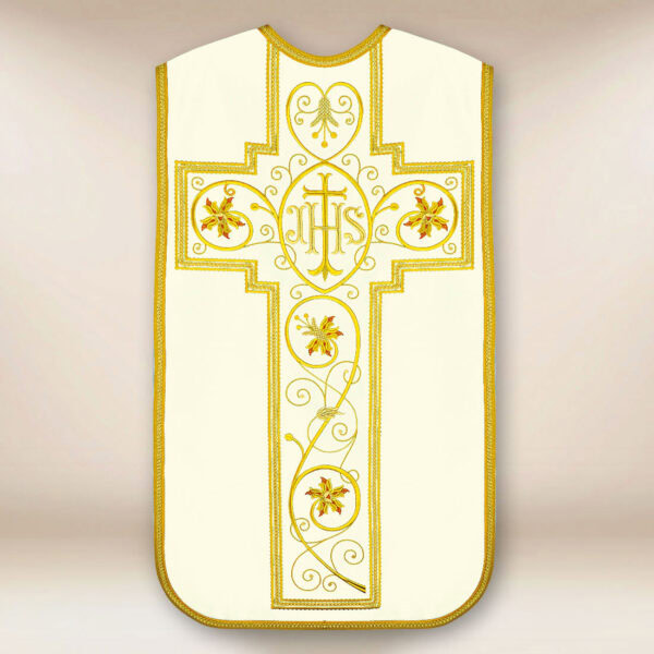 Roman embroidered chasuble "Agape"
