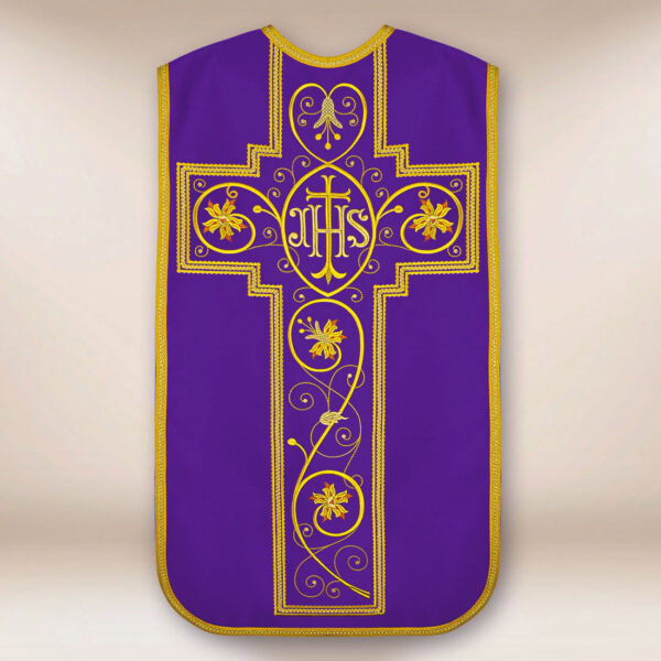 Roman embroidered chasuble "Agape"