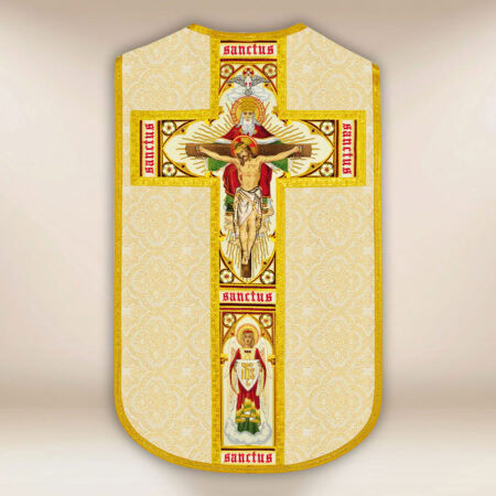 Roman embroidered chasuble "Holy Trinity"