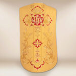 Embroidered Roman chasuble "Vaticano"