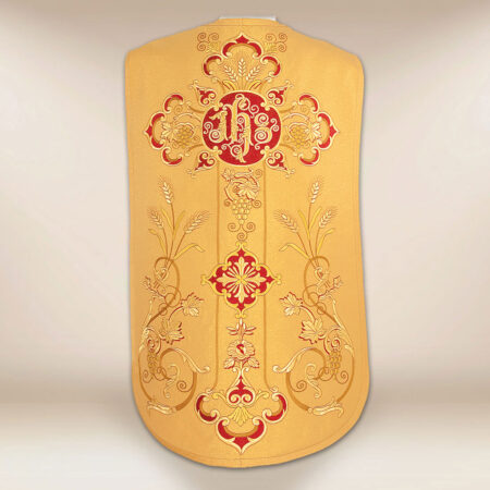 Embroidered Roman chasuble "Vaticano"