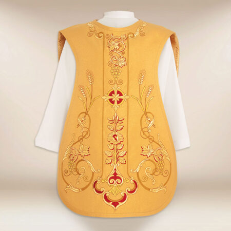 Embroidered Roman chasuble "Vaticano"