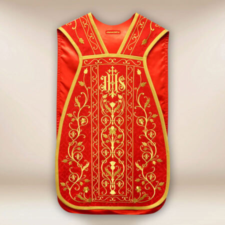 Embroidered Roman chasuble "Hosanna"