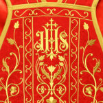 Embroidered Roman chasuble "Hosanna"