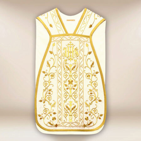 Embroidered Roman chasuble "Hosanna"