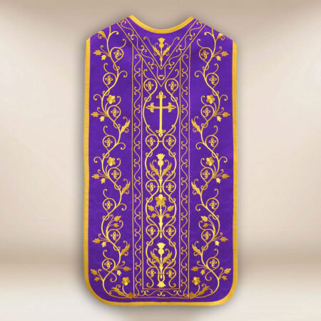 Embroidered Roman chasuble "Hosanna"