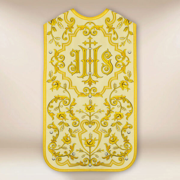 Roman embroidered chasuble "Romano"