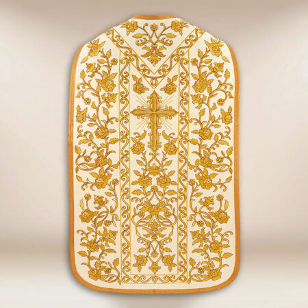 Embroidered Roman Chasuble "With Roses"
