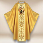 Ornat haftowany z wizerunkiem fotograficznym „Św. Józef”