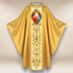 Ornat haftowany z wizerunkiem fotograficznym „Jezus Miłosierny”