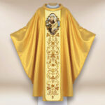 Ornat haftowany z wizerunkiem fotograficznym „Św. Antoni”