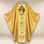 Ornat haftowany z wizerunkiem fotograficznym „Chrystus Król”