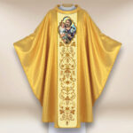 Ornat haftowany z wizerunkiem fotograficznym „Św. Józef”