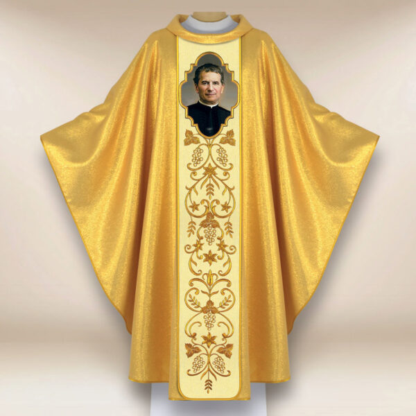 Ornat haftowany z wizerunkiem fotograficznym „Św. Jan Bosco”