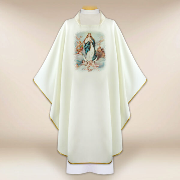 Chasuble with the image of the Assumption of the Blessed Virgin Mary Chasuble with the image of the Assumption of the Blessed Virgin Mary