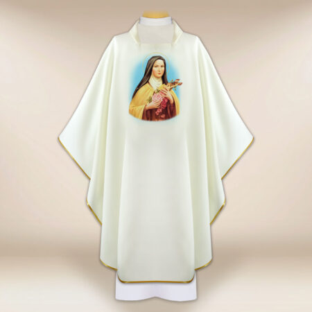 Chasuble with the photographic image of "St. Teresa"