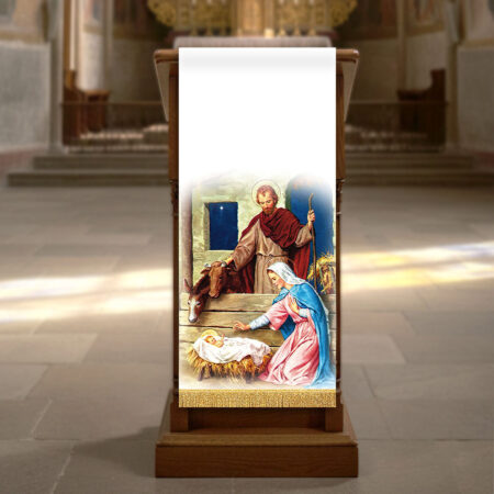 Printed lectern cover