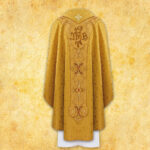 Embroidered Chasuble “Jesus the Good Shepherd” Gold