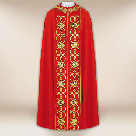 Embroidered cope "IHS"