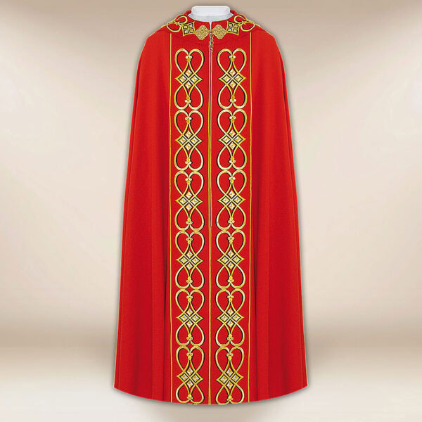 Embroidered cope "IHS"