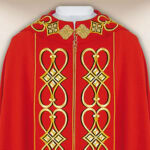 Embroidered cope "IHS"