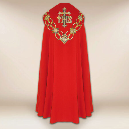 Embroidered cope "IHS"