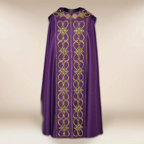 Embroidered cope "IHS"