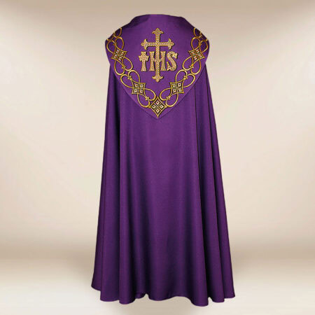Embroidered cope "IHS"