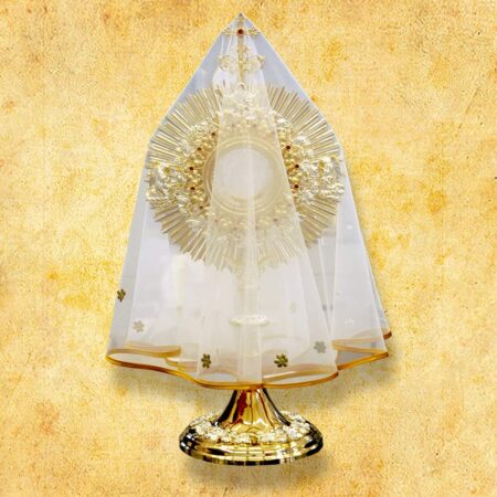 Veil for Monstrance with Golden Flowers Diameter 100cm