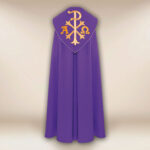 Embroidered purple Cope Alpha Omega PX