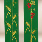 Stuła haftowana “Alfa Omega”