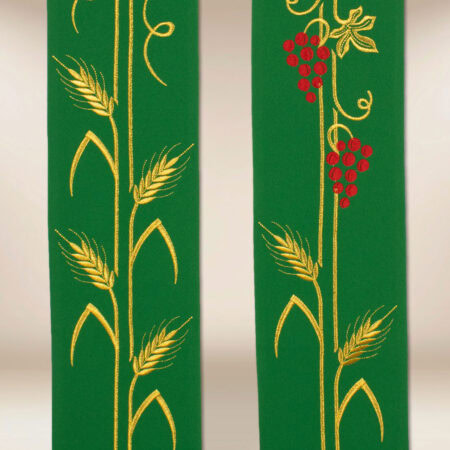 Stuła haftowana “Alfa Omega”