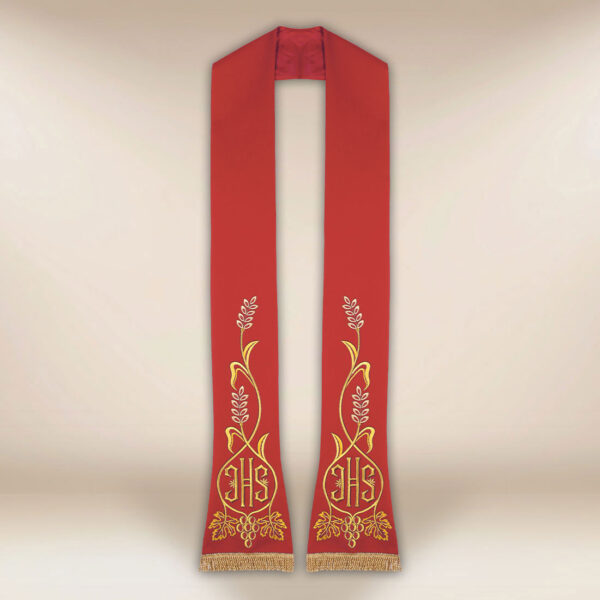 IHS liturgical stole